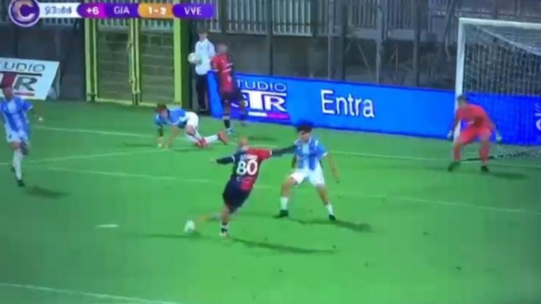 Giana Erminio-Virtus Verona, la rabona di Bulevardi