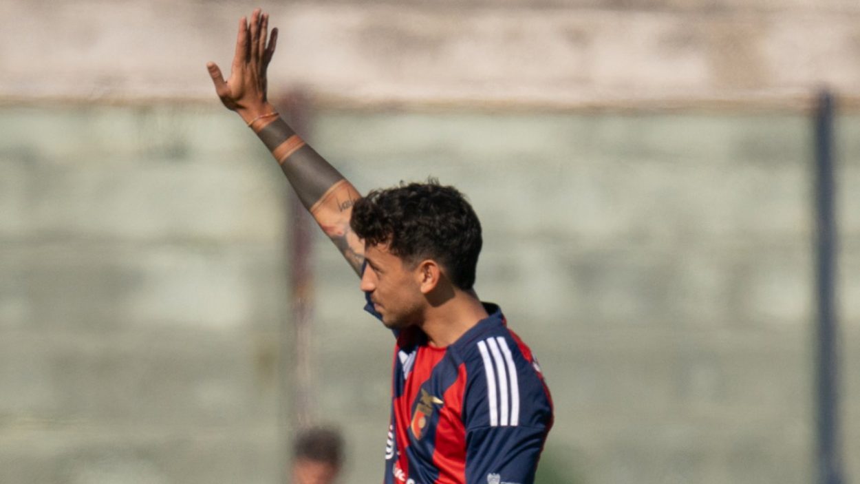 Accursio Bentivegna con la maglia della Casertana, Credit: Casertana F.C / www.lacasadic.com