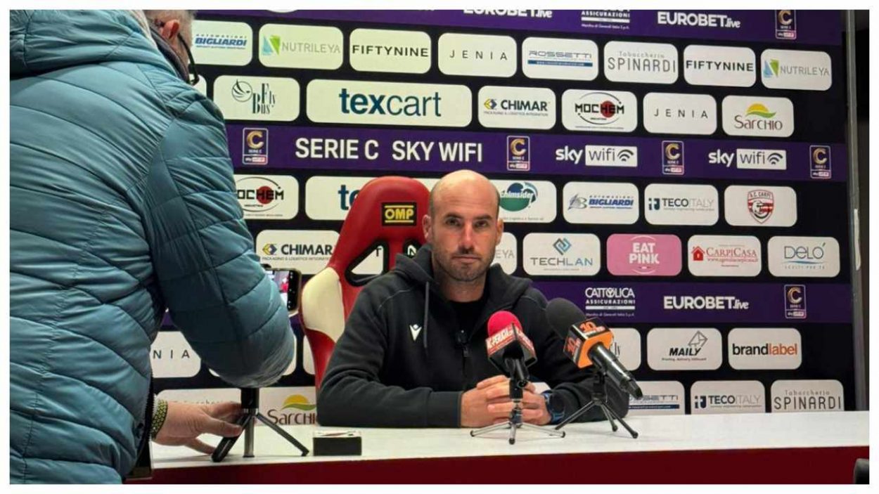 L'allenatore Cassani al termine della partita contro il Perugia