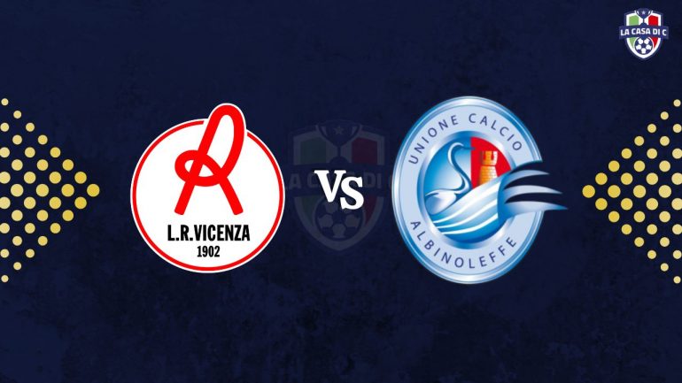 Copertina diretta testuale Vicenza Albinoleffe - www.lacasadic.com