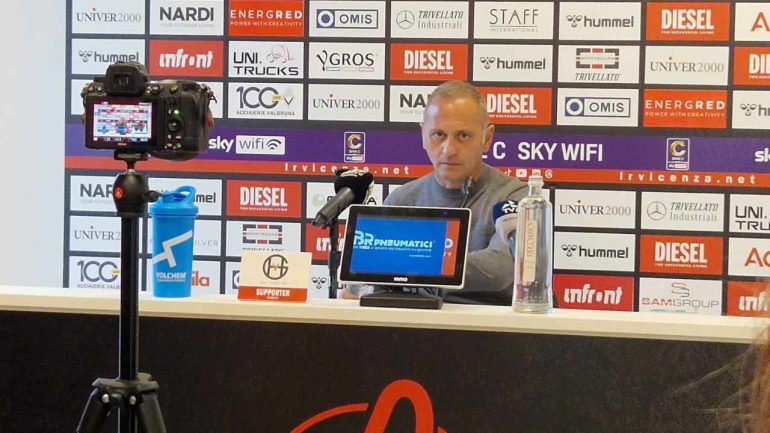 Fabio Gallo allenatore Vicenza, (credit Vicenza), www.lacasadic.com