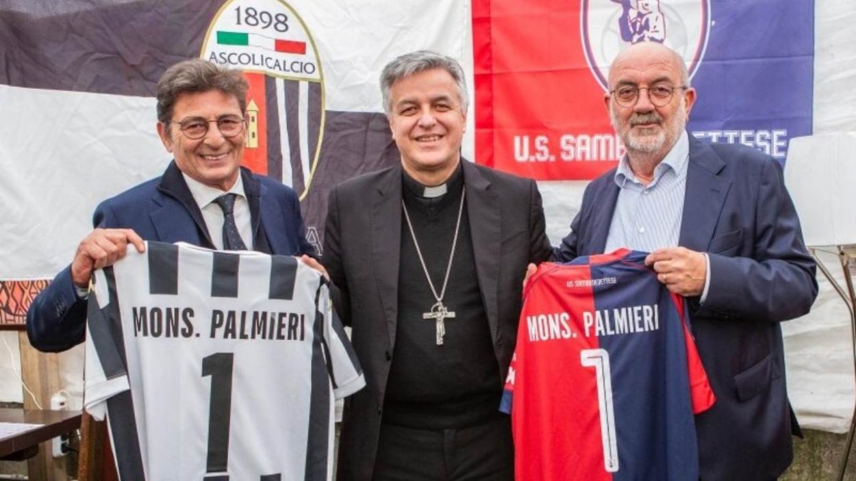 Il presidente Passeri e il patron Massi - Credit_ Ascoli Calcio - Emanuele Sartori