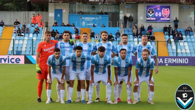 La squadra della Giana Erminio