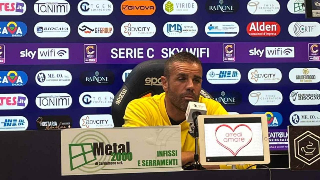 Fabio Prosperi, allenatore della Cavese