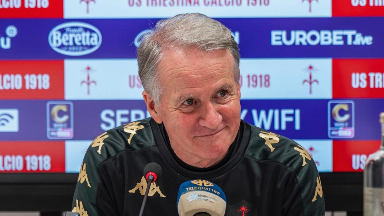 Attilio Tesser, allenatore della Triestina (credit: Stefano Quarantotto per U.S. Triestina) - www.lacasadic.com