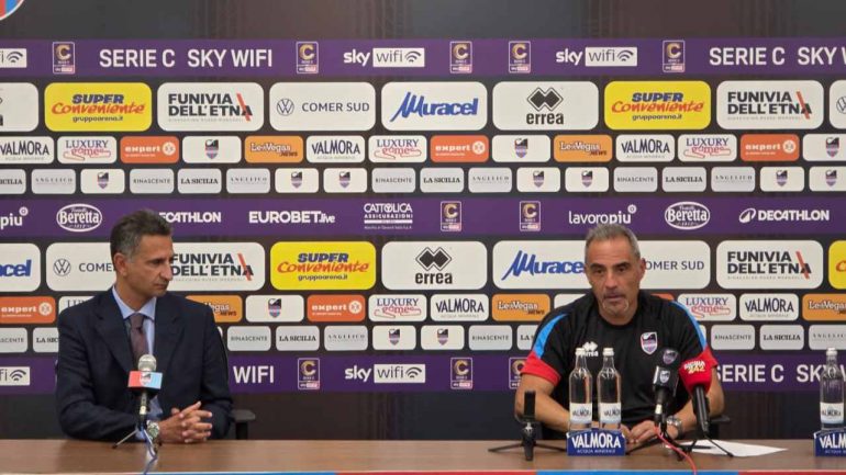 Verso Catania-Salernitana, la conferenza di Toscano
