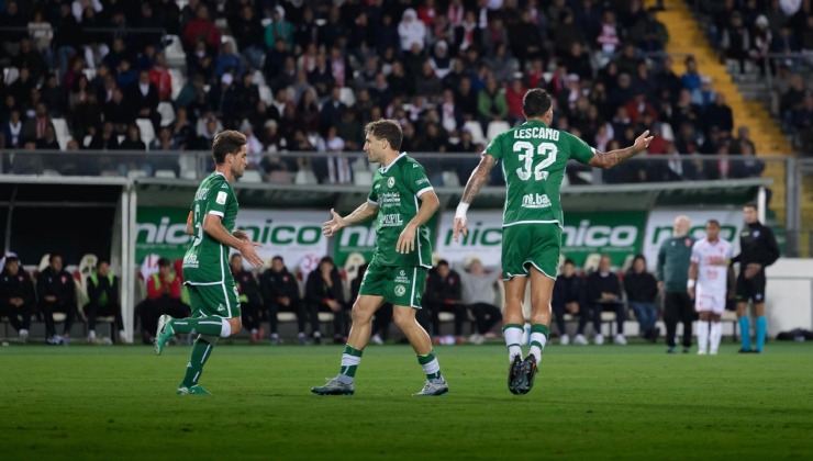 Facundo Lescano, l'esultanza dopo il primo gol in B - credit: Nicolò Rilli - www.lacasadic.com