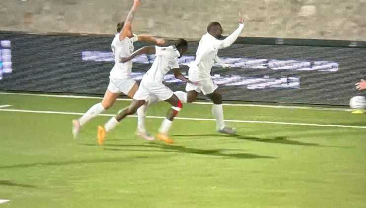 Gol di Okaka in Pianese-Ravenna, screen / www.lacasadic.com