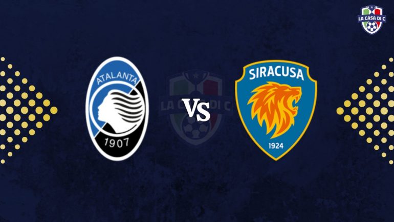 Copertina diretta testuale Atalanta U23 Siracusa - www.lacasadic.com