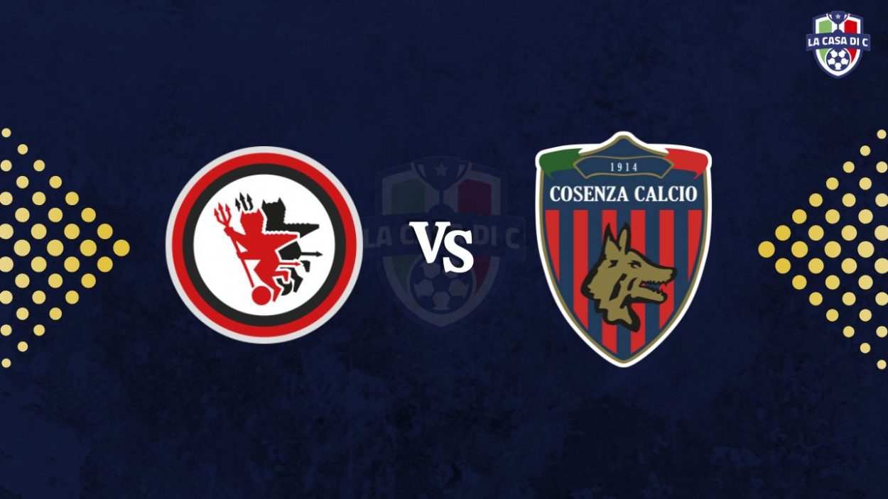Copertina diretta testuale Foggia Cosenza - www.lacasadic.com