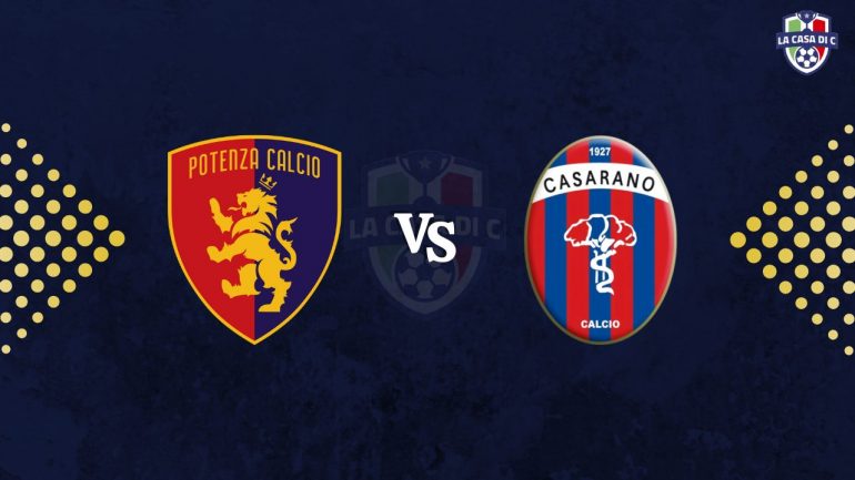 Copertina diretta testuale Potenza Casarano - www.lacasadic.com