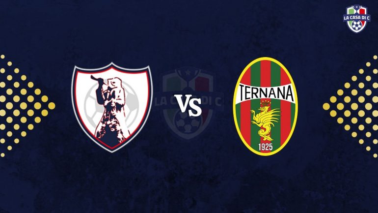 Copertina diretta testuale Sambenedettese Ternana - www.lacasadic.com