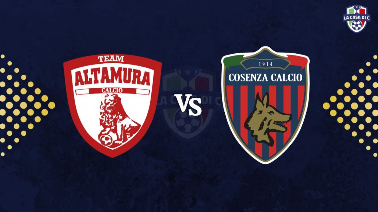 Copertina diretta testuale Team Altamura-Cosenza - www.lacasadic.com