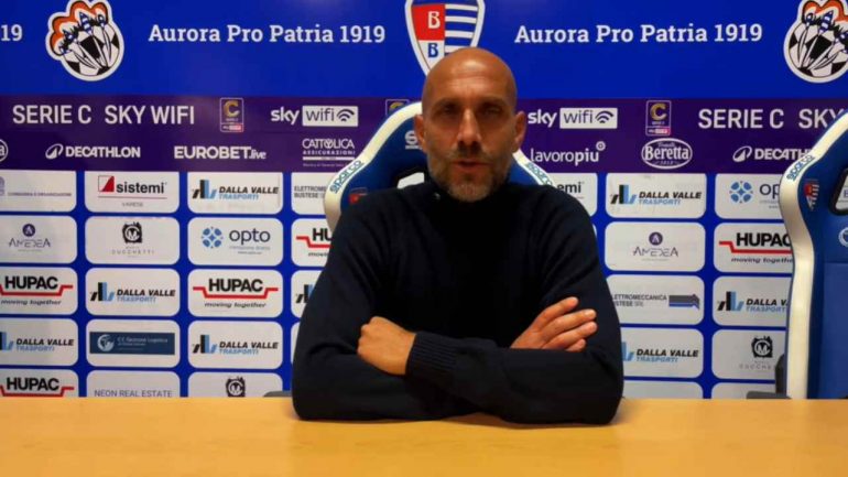 L'allenatore del Lumezzane Troise