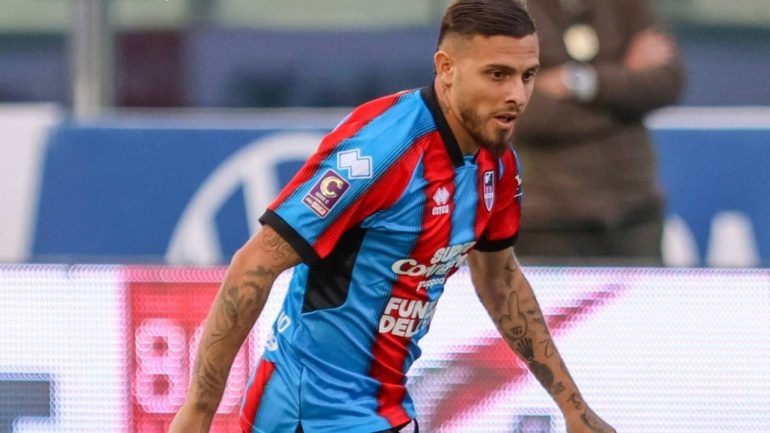 Michele D'Ausilio in azione con la maglia del Catania Credits: Riccardo Caruso