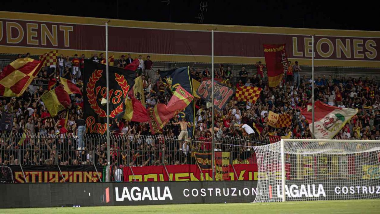 I tifosi del Ravenna - credit: Ravenna FC - www.lacasadic.com