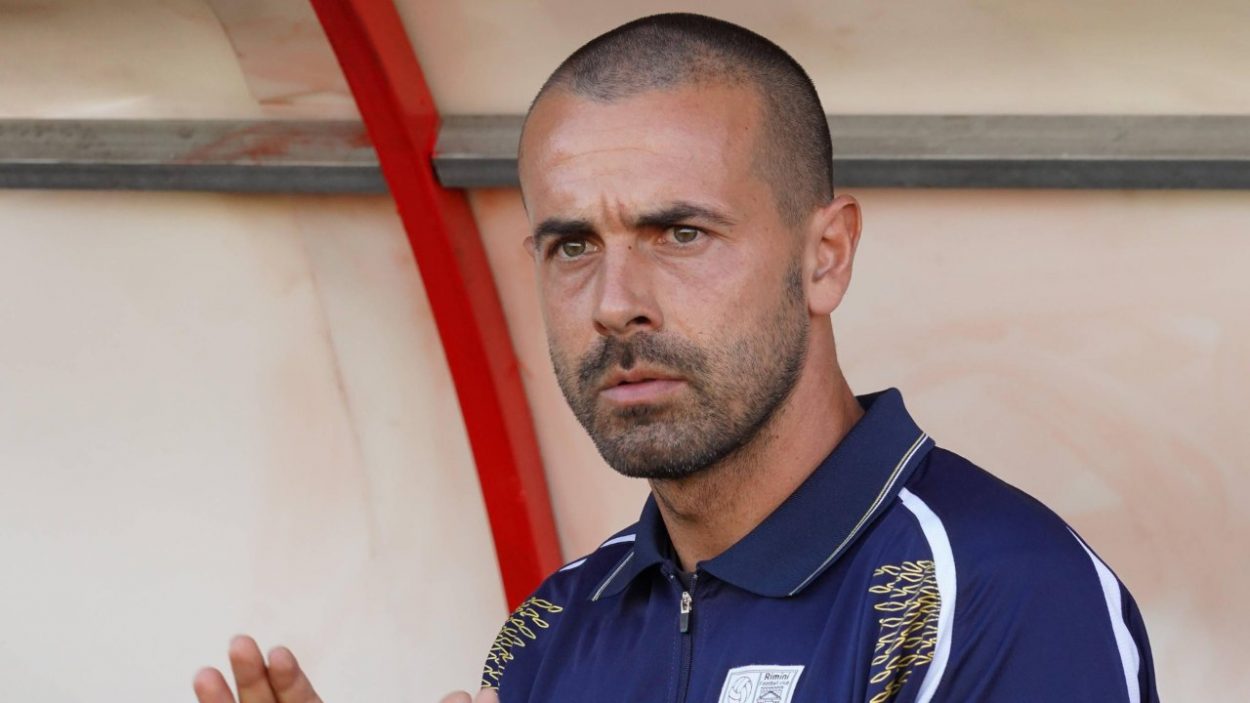 Filippo D'Alesio, allenatore Rimini (credit: IMAGO) - www.lacasadic.com