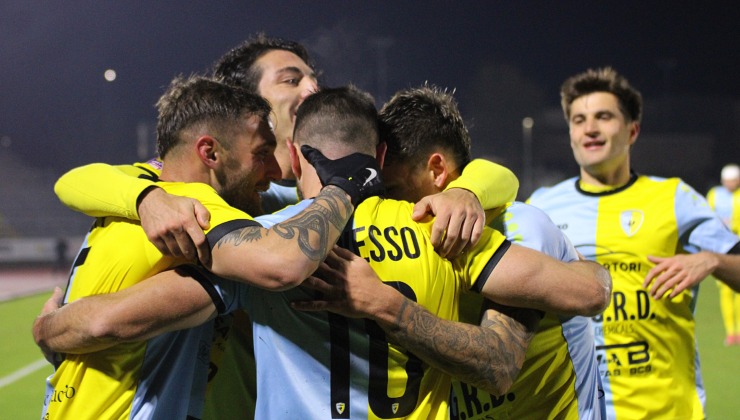 Arzignano esultanza (credit FC Arzignano)