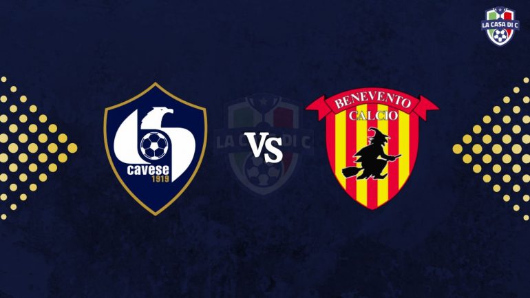 Copertina diretta testuale Cavese Benevento - www.lacasadic.com