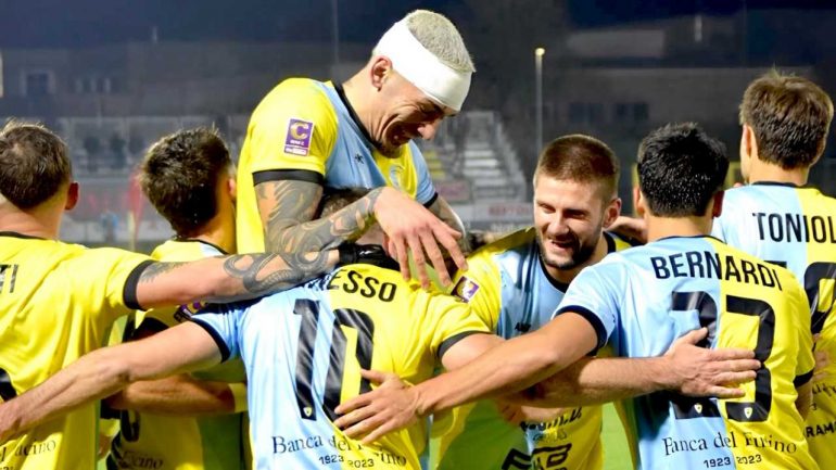 Esultanza Arzignano (credit: Romeo Deganello)