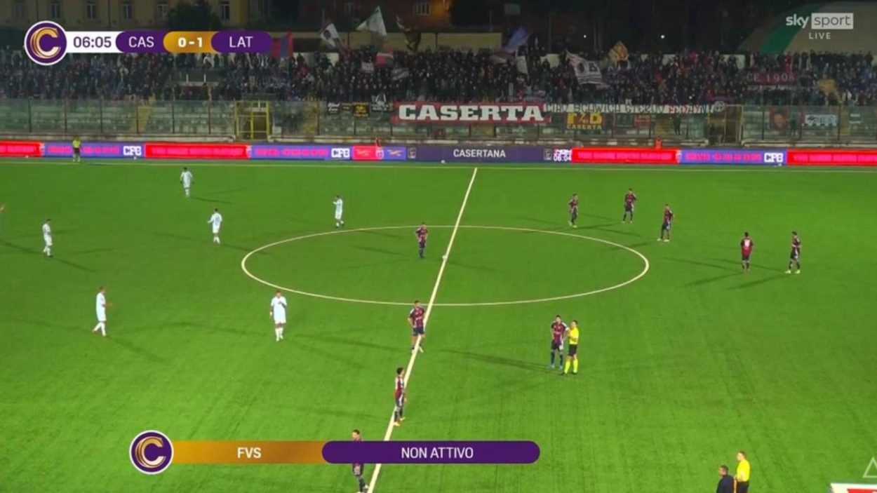 Gioco interrotto in Casertana-Latina - www.lacasadic.com