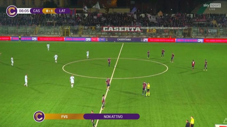 Gioco interrotto in Casertana-Latina - www.lacasadic.com