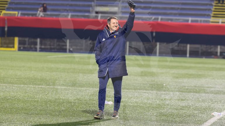 L'allenatore del Potenza, Pietro de Giorgio (credit: Potenza Calcio) - www.lacasadic.com