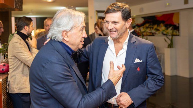 Donato Macchia, presidente del Potenza, e il direttore sportivo Giuseppe Di Bari (credit: Potenza Calcio, Nicola Remollino) - www.lacasadic.com