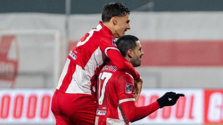 Vis-Pesaro, Paganini esultanza. Crediti Vis Pesaro