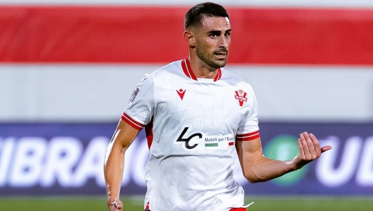 Paganini con la maglia della Vis Pesaro. Crediti Vis Pesaro