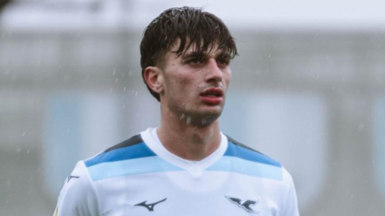 Leonardo Di Tommaso con la maglia della Lazio