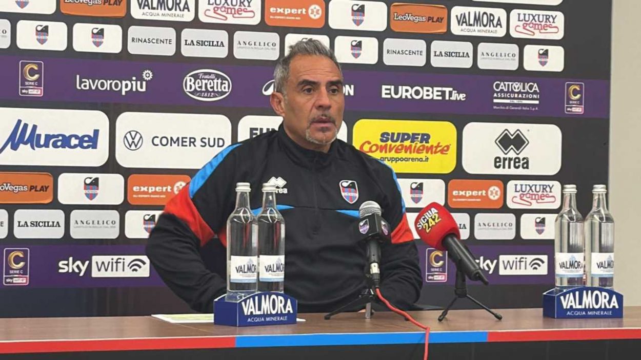 Domenico Toscano, allenatore del Catania