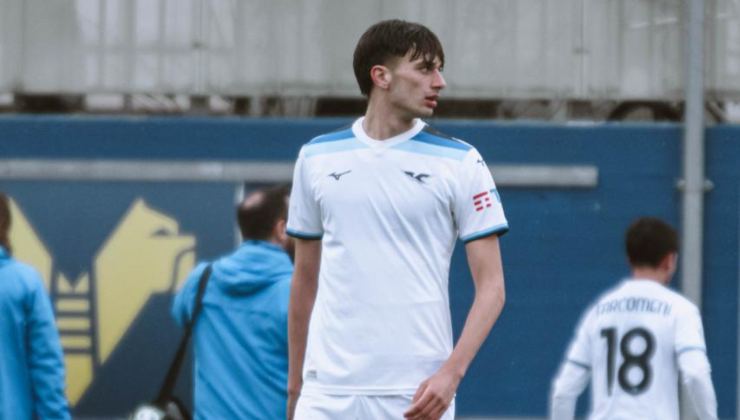 Leonardo Di Tommaso con la maglia della Lazio