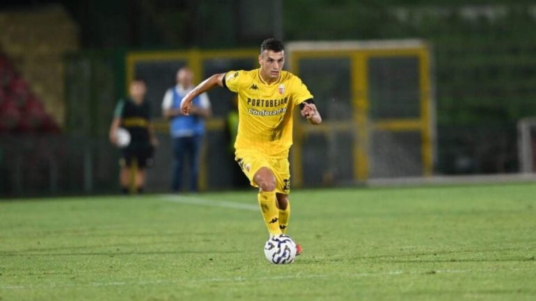 Milanese durante una fase di gioco