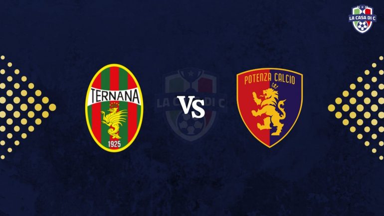 Copertina diretta testuale Ternana-Potenza - www.lacasadic.com