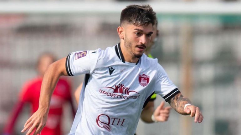 Flavio Ciuferri in azione con la maglia del Trapani / Credit: FC Trapani 1905