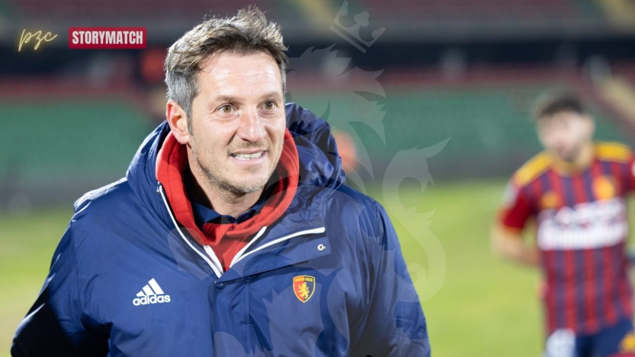 Pietro De Giorgio, allenatore Potenza (credit: Nicola Remollino, Potenza Calcio) - www.lacasadic.com