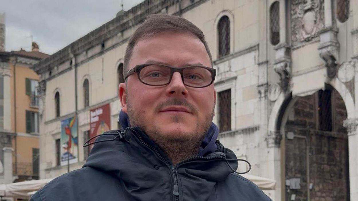 Hugo, il tifoso belga dell'Union Brescia