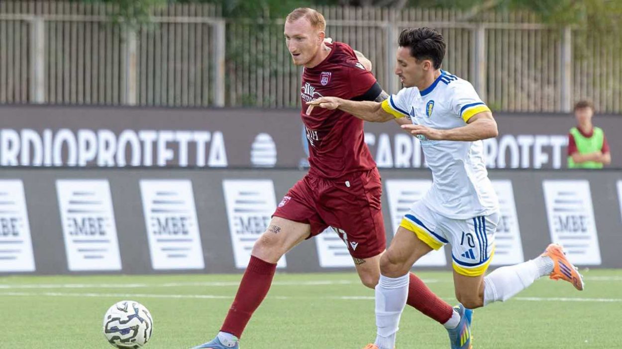 Emmanuele Salines in azione con la maglia del Trapani / Credit: FC Trapani 1905