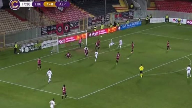 Foggia-Picerno , Rovesciata di Guadagni SCREENSHOT