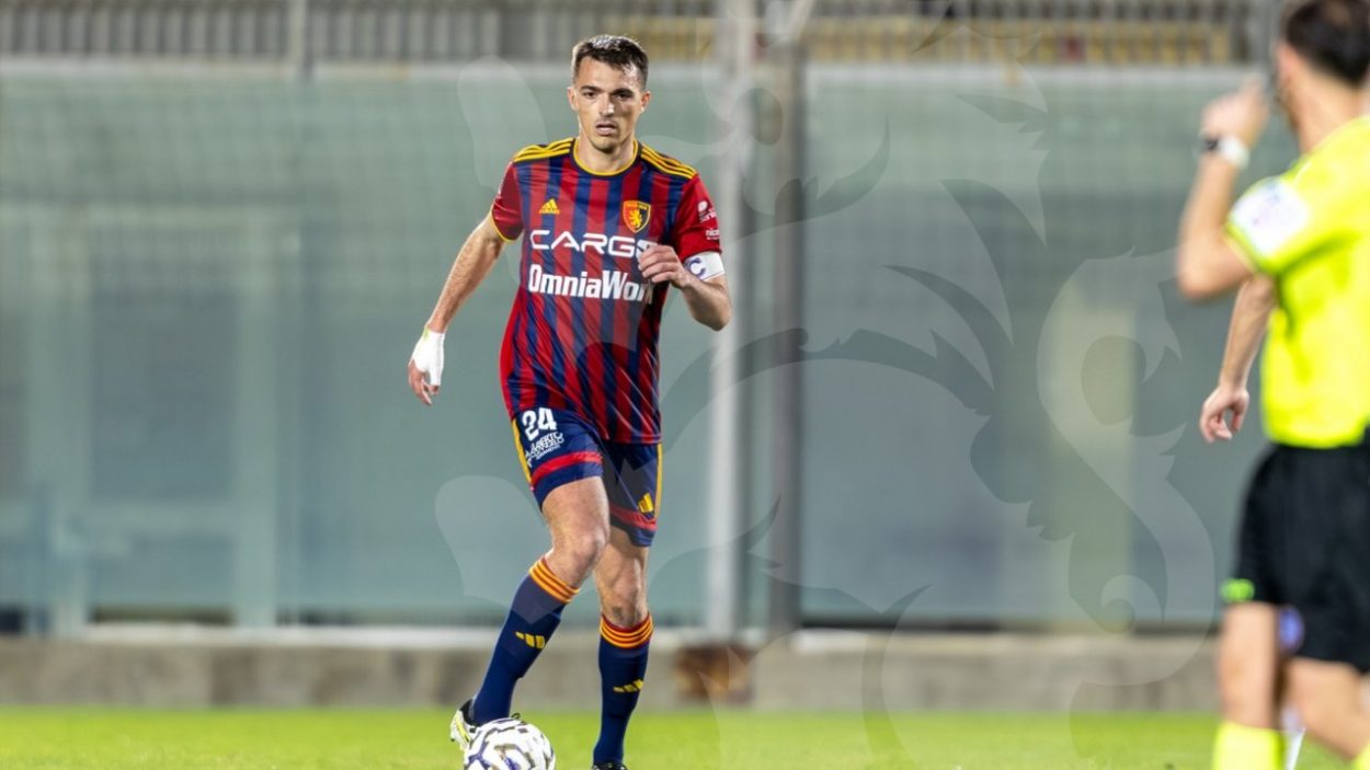 Matteo Bachini con la maglia del Potenza (credit: Nicola Remollino - Potenza Calcio) - www.lacasadic.com